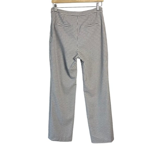 ❌SOLD❌ Aritzia Wilfred Kick Flare Pant High-Waisted Gingham Trouser Pant size 6 - Picture 3 of 11